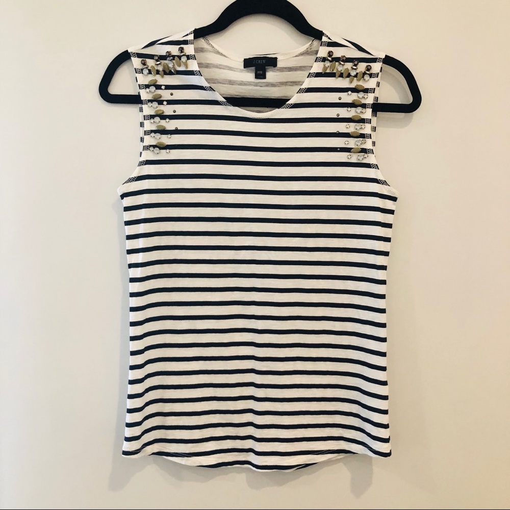 J Crew Jewel Tank